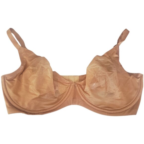 CT2034 Savage X Fenty Fascination Best form Copper Shiny Underwire Bra 36DD - Picture 1 of 11